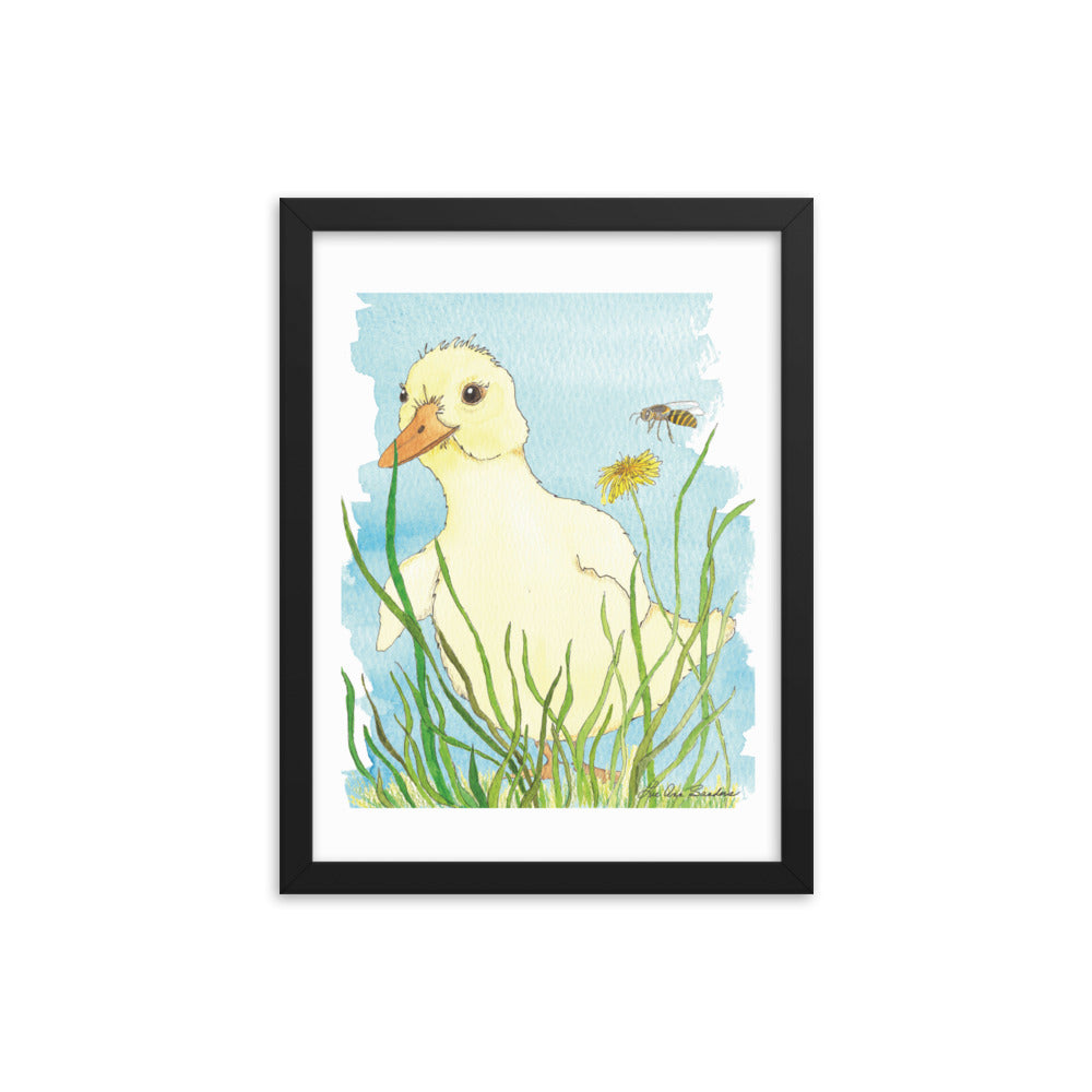 Little Duckling Framed poster