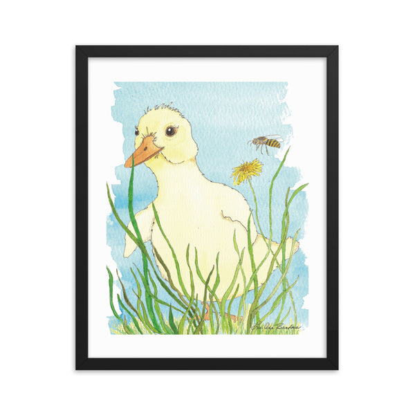 Little Duckling Framed poster