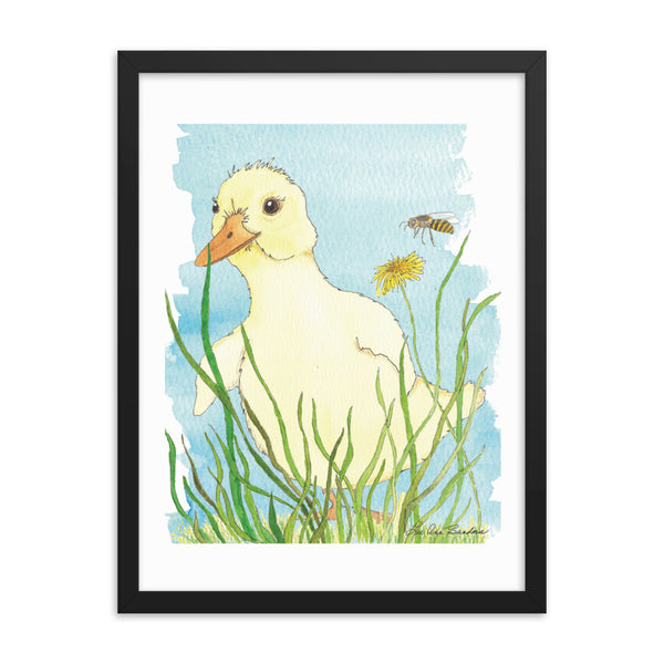 Little Duckling Framed poster