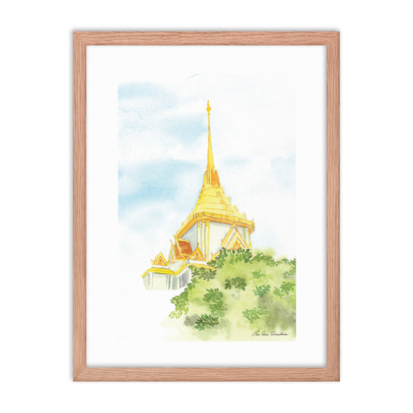 Temple Spires Framed poster