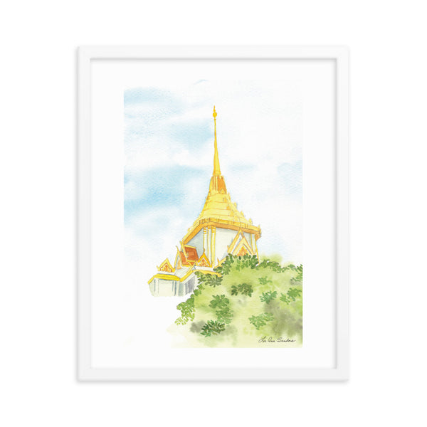 Temple Spires Framed poster