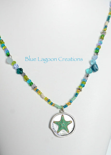 Blue Lagoon Creations Boho Starfish Pendant Necklace