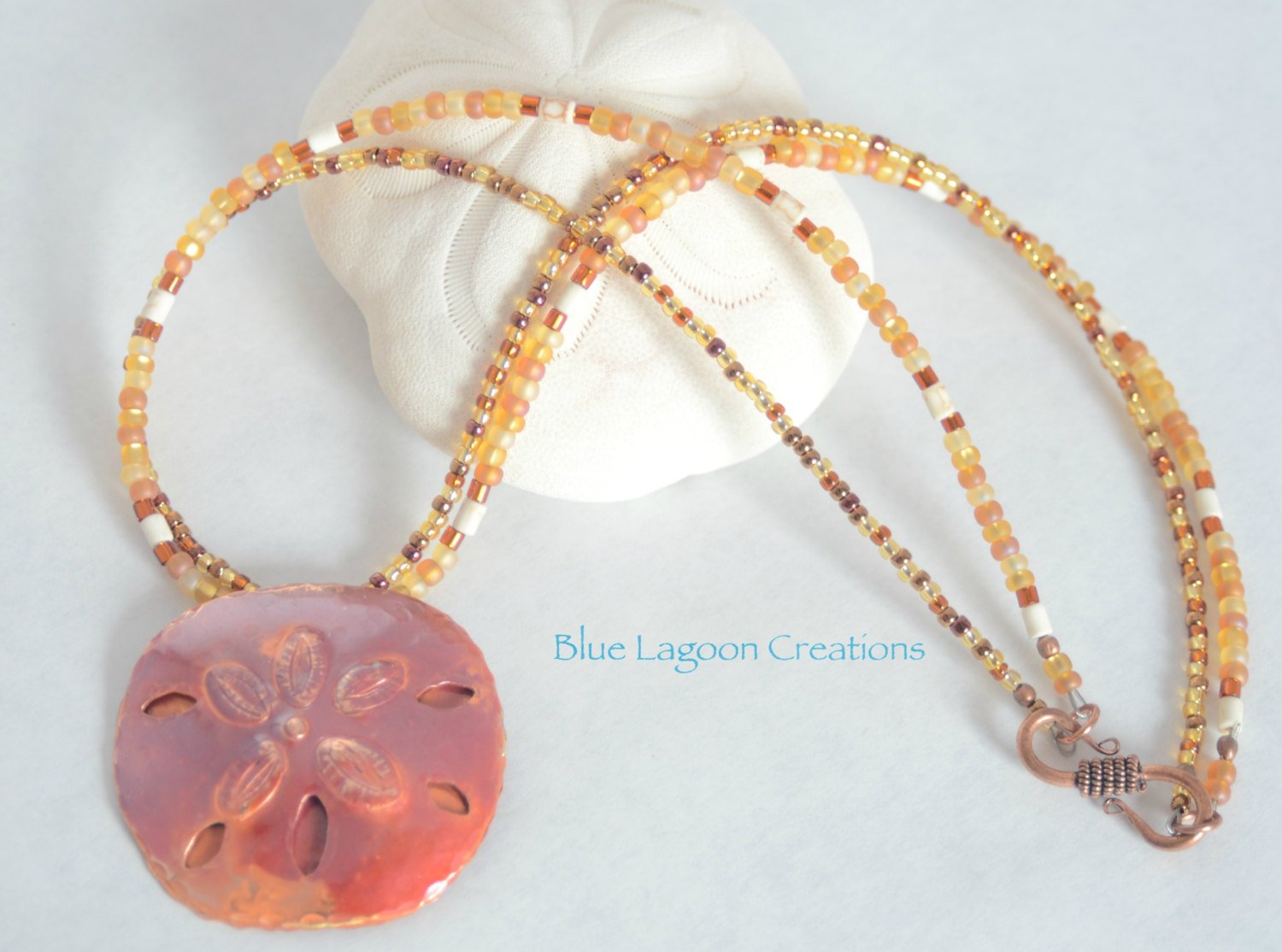 Copper Sanddollar Necklace