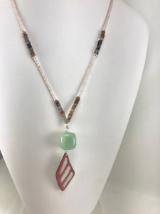 Tourmaline Butterfly Wing Necklace
