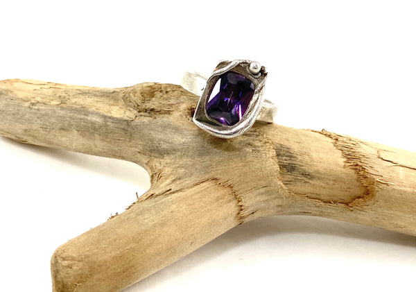 Purple Sea Grass Ring