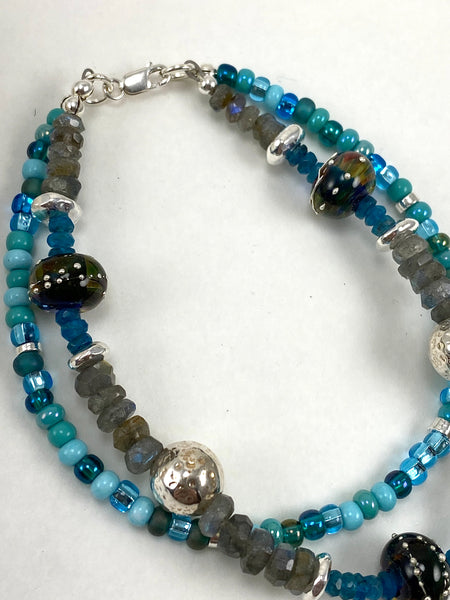 Deep Sea Beaded Bracelet